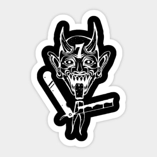 Silent demon Sticker